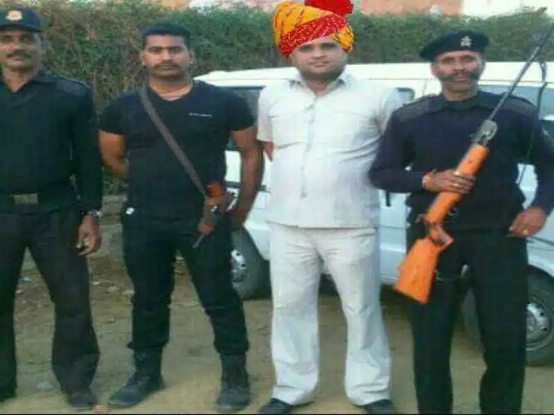 Professional guards by Rajawat Security at Jaipur business park